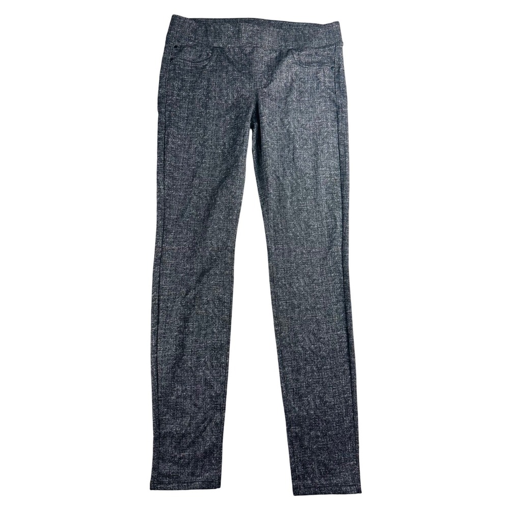 Liverpool Leggings Women 6/28 Grey Tweed Pull On‎ Stretch Slim Heathered Comfort